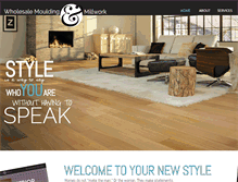 Tablet Screenshot of mouldingmillwork.ca